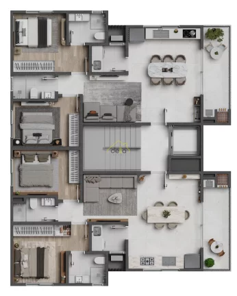 Imagem Apartamento localizado à 350 metros da Praia em Piçarras!!