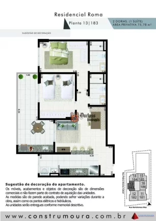 Imagem Apartamento com 2 dormitórios à venda, 75,78 m² a partir de R$ 490.175 - Aviação - Praia Grande/SP