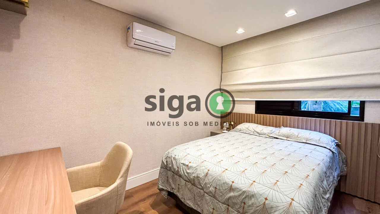 Imagem Apartamento à venda no Panamby: 122m² , 3 dorms (2 suítes) decoração impecável e pronto para morar