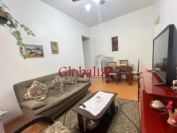 Imagem Apartamento à venda com 73m², 2 quartos, 1 banheiro, sacada, garagem por R$385.000,00 no José menino Santos