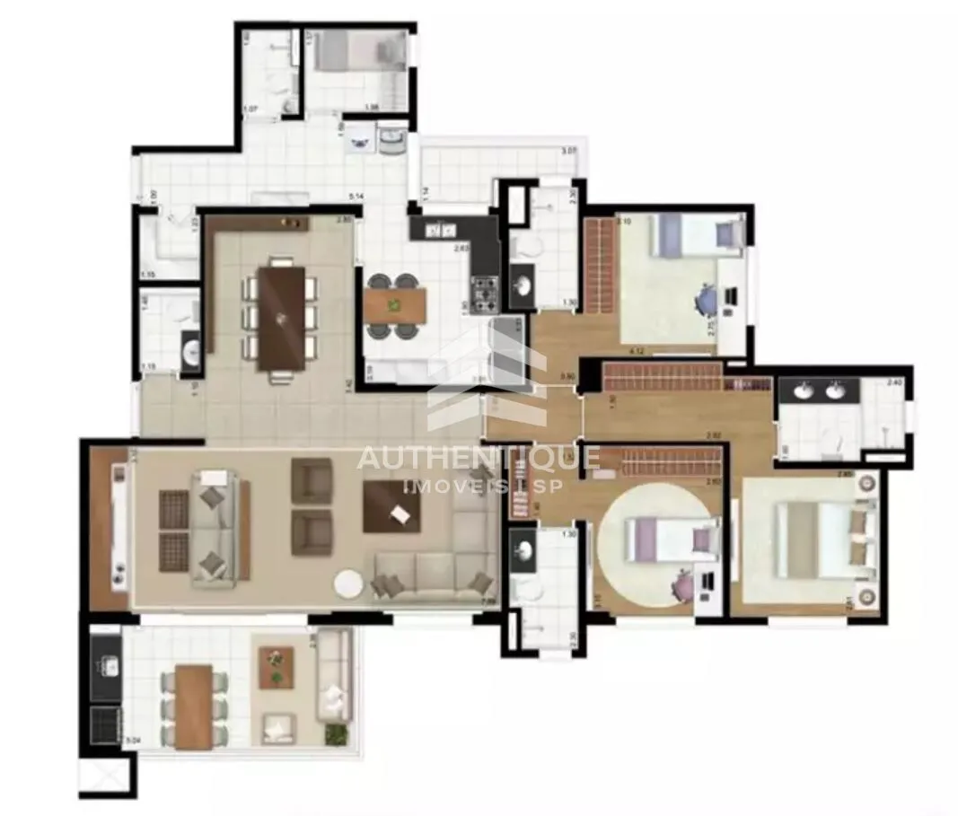 Imagem Terroá Altos do Tatuapé - Apartamento à venda no bairro Tatuapé - São Paulo/SP, Zona Leste
