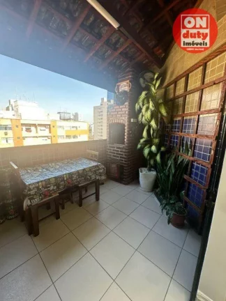 Imagem Cobertura duplex com 3 dormitórios à venda, 163 m² por R$ 650.000 - Centro - São Vicente/SP