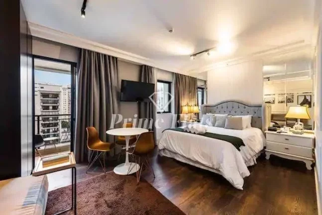Foto do imóvel Flat disponível para venda no São Paulo Higienopolis Affiliated by Meliá, com 32,40m², 1 dormitório e 1 vaga em Rua Maranhão