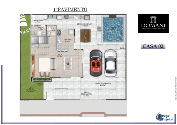 Imagem Casa Duplex composto por 3 quartos com Área Gourmet á venda no Bairro Itapebussu, Guarapari-ES