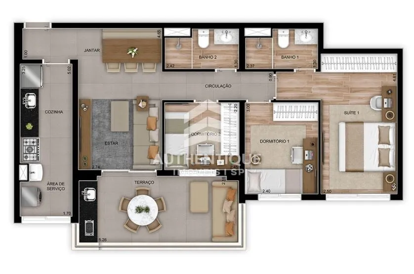 Imagem THE ADRESS SANTO ANDRE - Apartamento à venda no bairro Vila Boa Vista - Santo André/SP
