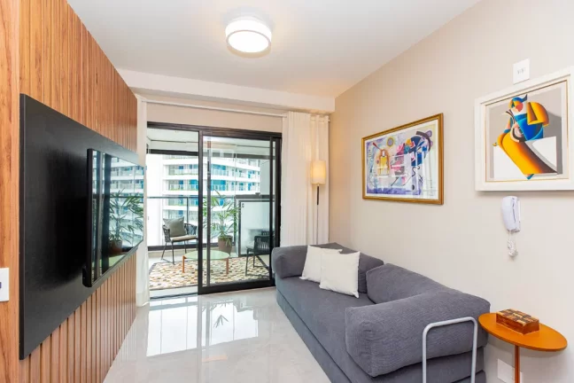 Foto do imóvel Apartamento à venda em São Paulo, Moema, com 1 quarto, 42m2 em Açocê