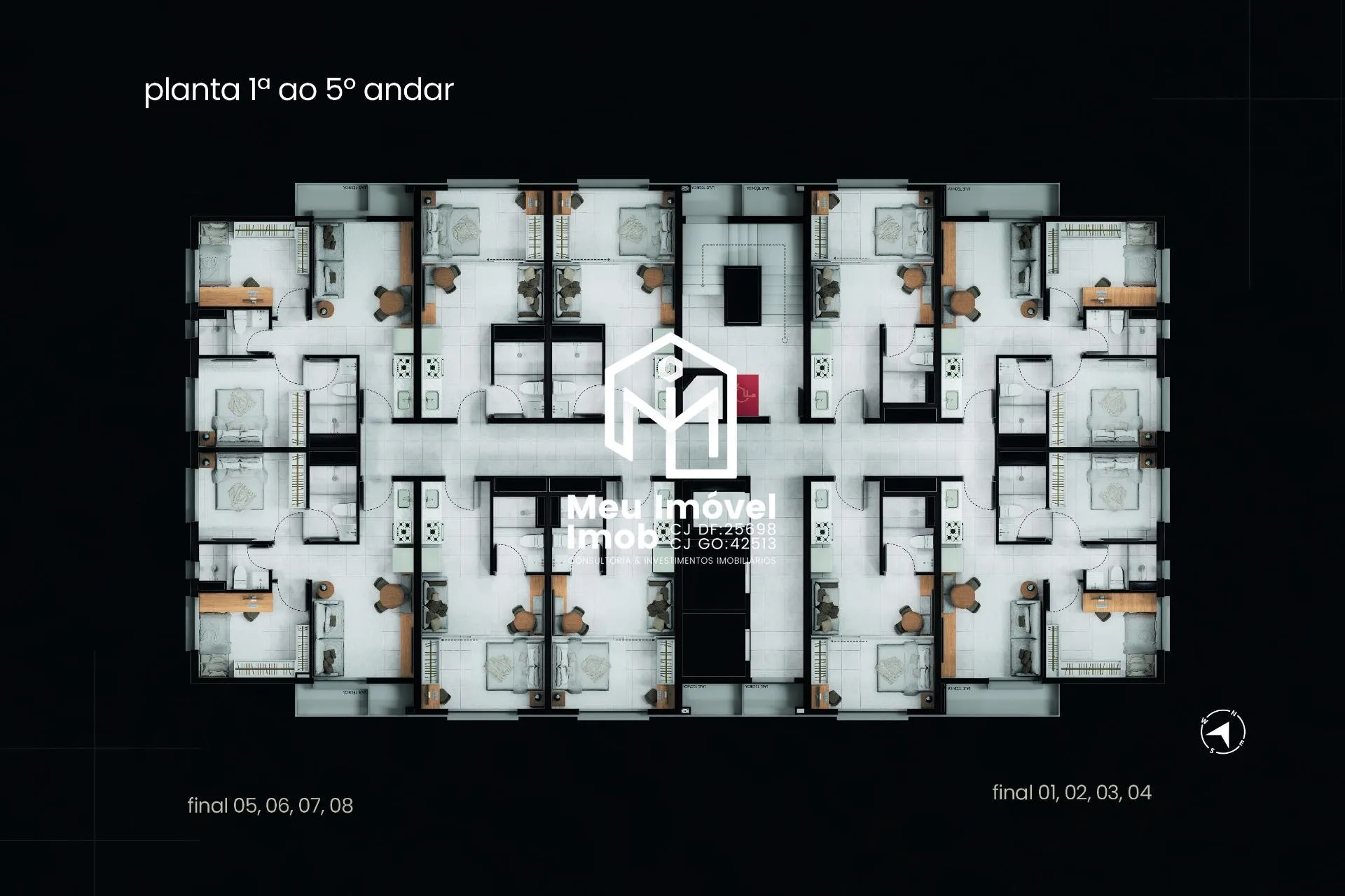 Imagem UK in 303 APTO 2 Quartos 1 Suíte 1 Vaga 45m² Samambaia/DF