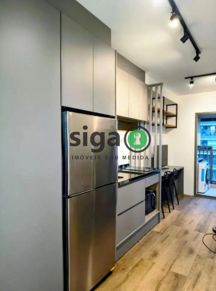 Imagem Studio mobiliado de 30m² para locação a 5 minutos da estação Borba Gato