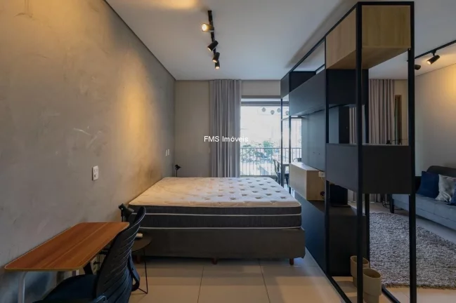 Imagem Apartamento à venda no Itaim Bibi, São Paulo-SP: 1 quarto, 1 sala, 1 banheiro, 1 vaga de garagem, 48m² de área. Adquira já!