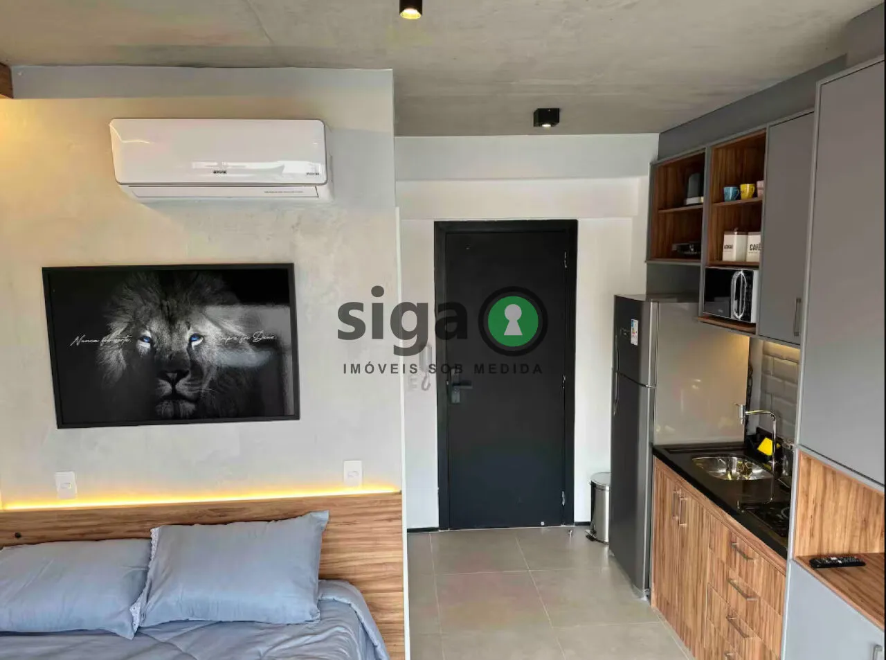 Imagem Apartamento com 01 quarto para venda na Bela Vista - Mobiliado