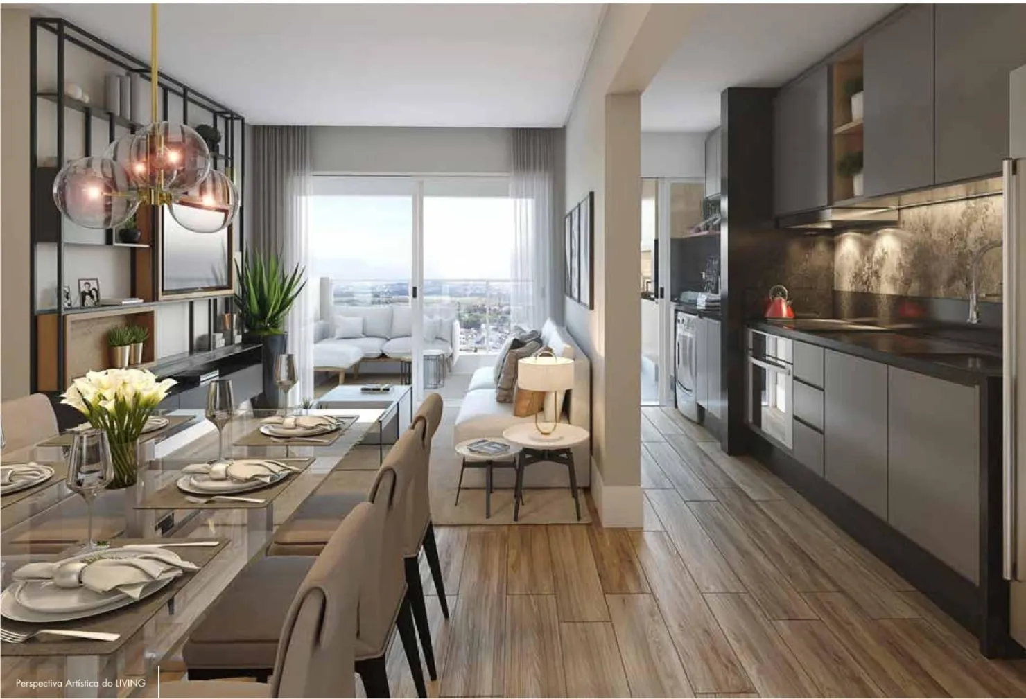 Imagem Apartamento à venda 2 Quartos, 1 Suite, 1 Vaga, 73M², Centro, Aparecida - SP | Cenário - Aparecida