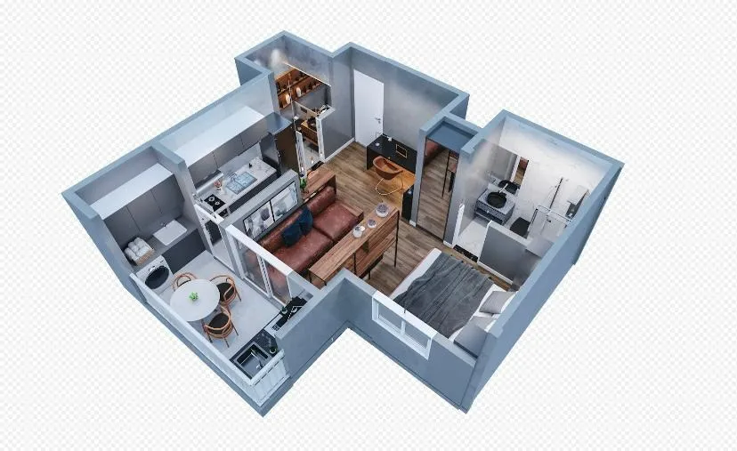 Imagem Apartamento Compacto Premium 39m² no Reserva Carvalho Residencial com 1 Dormitório Suíte