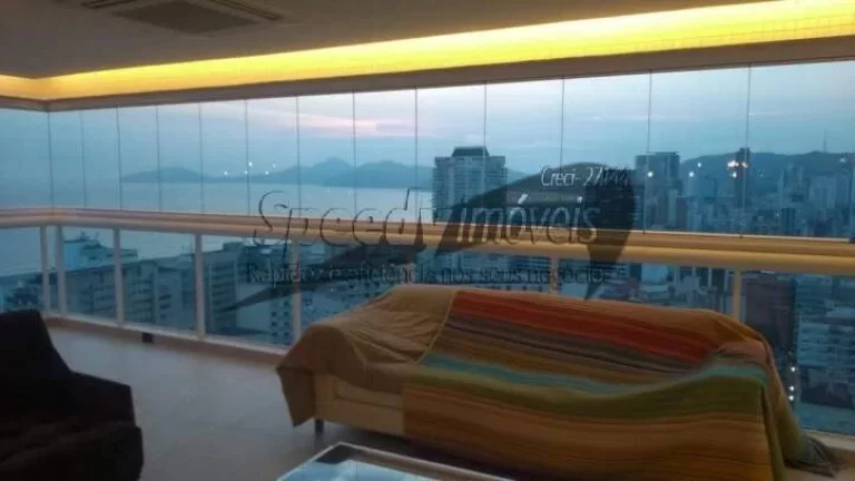 Imagem Cobertura em Santos com vista mar, Gonzaga 4 dormitórios.
