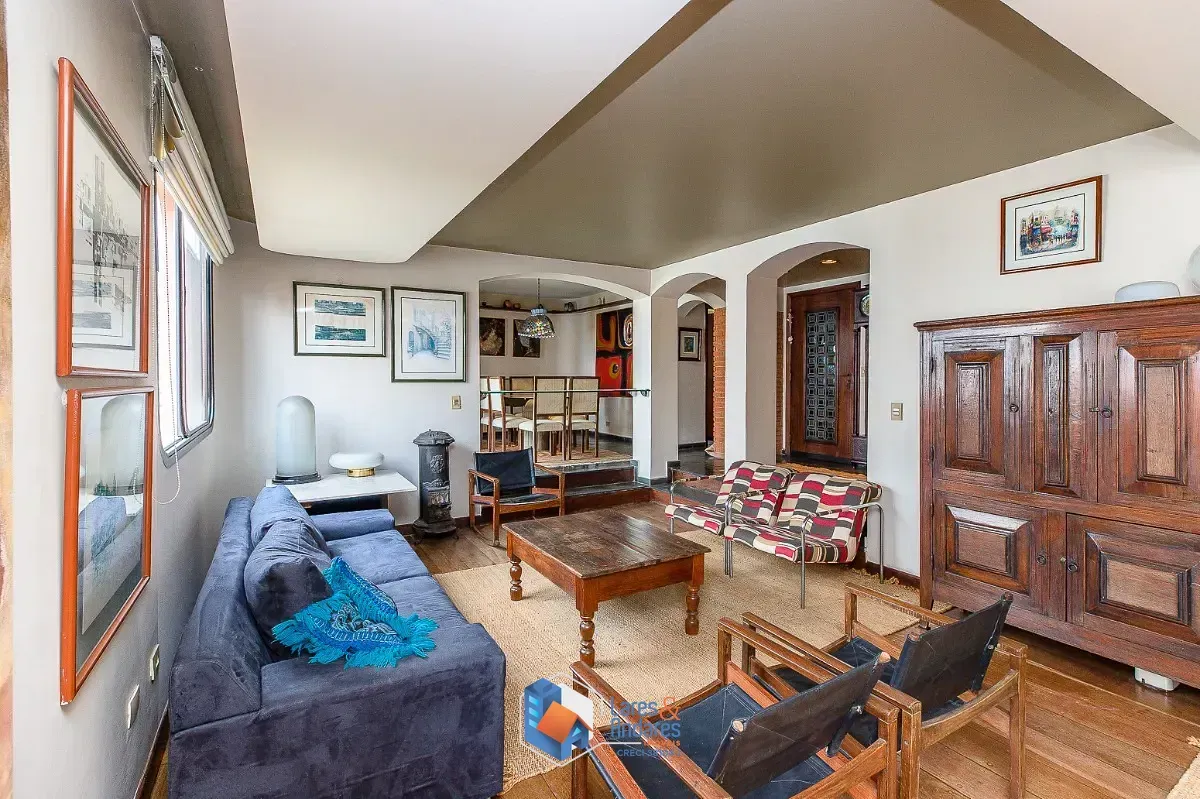 Foto do imóvel Apartamento para venda em Moema com 3 quartos, sendo 1 suíte, 210m² em Alameda dos Anapurus