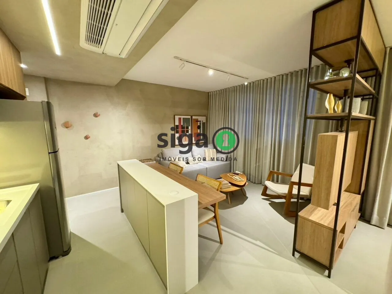 Imagem Apartamento para locação 38m² com vaga todo mobiliado localizado no eixo Berrini x Chucrizaidan.