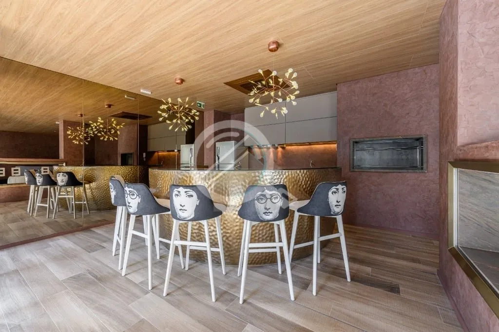 Imagem Apartamento studio de luxo garden mobiliado de 54 m², com todos móveis planejados e eletros e 1 va...