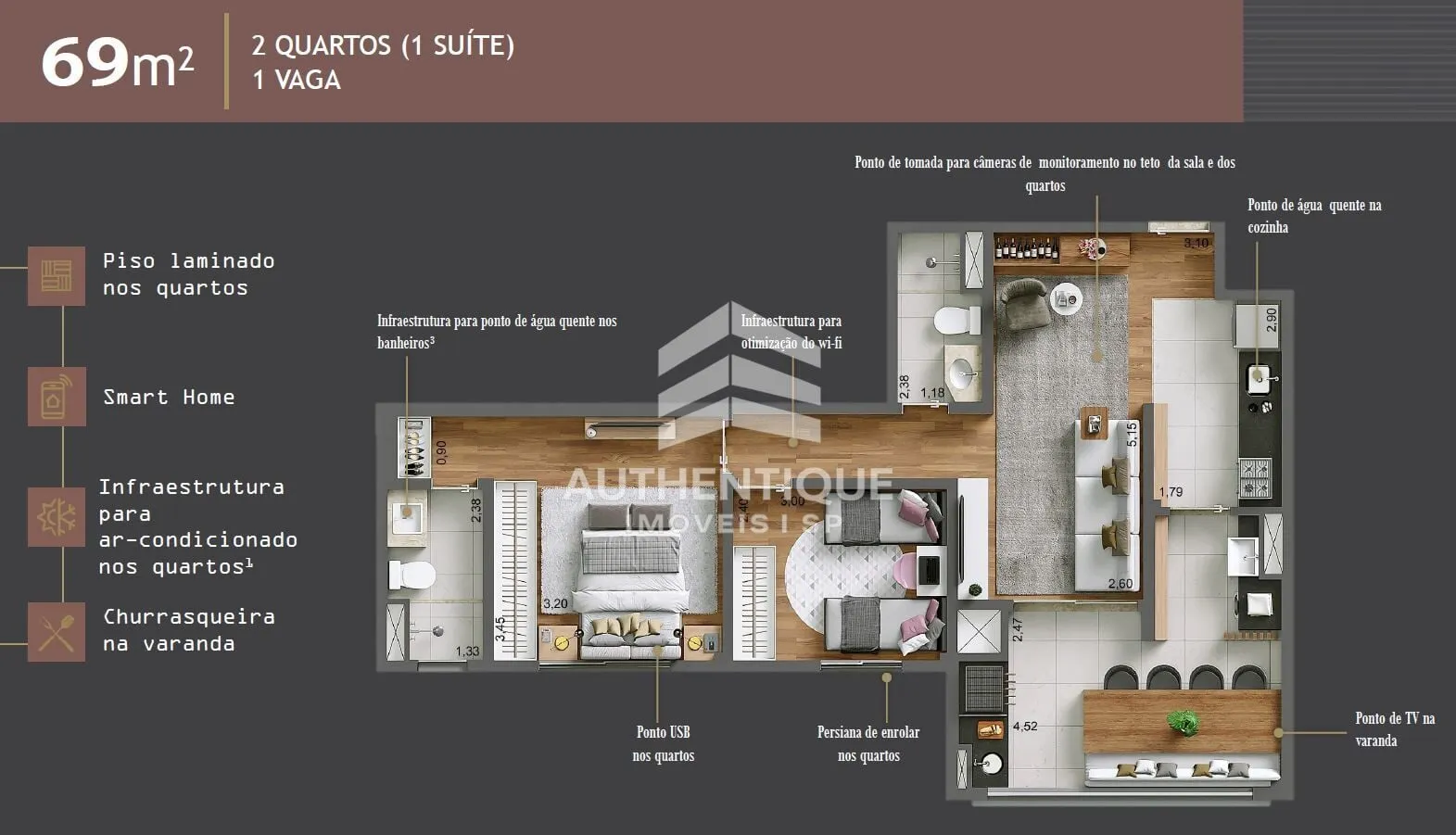 Imagem LIVING INFINITY CHACARA STO ANTONIO - Apartamento à venda no bairro Chácara Santo Antônio (Zona Sul) - São Paulo/SP, Zona Sul