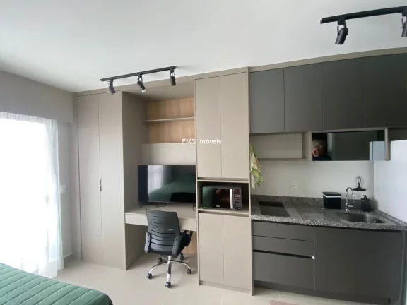Imagem Apartamento à venda ou locação em Pinheiros, São Paulo-SP: 1 quarto, 1 sala, 1 banheiro, 25m²