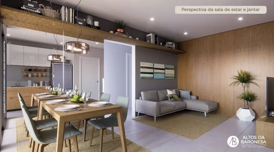 Imagem Apartamento com 3 Quartos à Venda, 70 metros em Condomínio Recanto da Baronesa - São José dos Campos