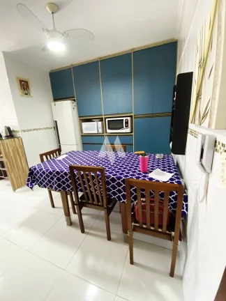 Imagem Apartamento de 2 quartos,dependência, 1 vaga - Campo Grande/Santos