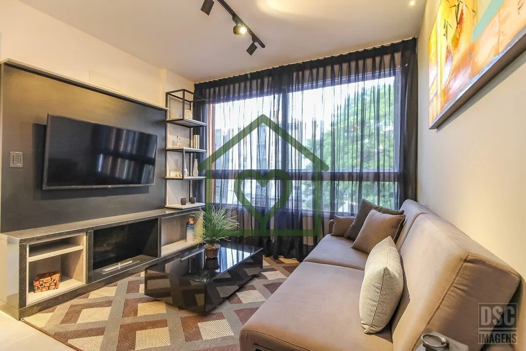 Imagem Residencial com vários opções de apartamento que vão de 1 ou 2 dormitórios, com ou sem suíte, ...
