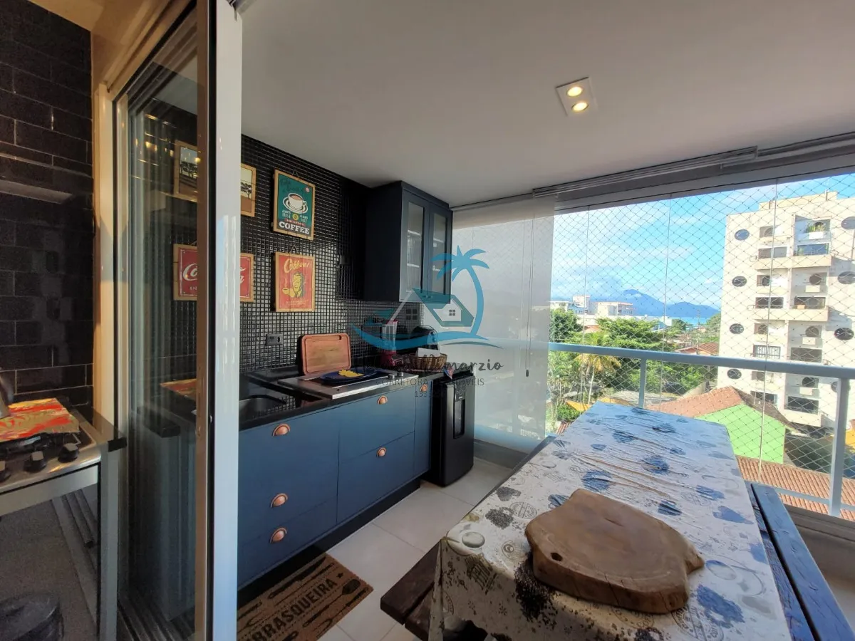 Imagem Excelente Apartamento com 3 dormitórios a venda a 250 metros da orla de Itagua em Ubatuba.