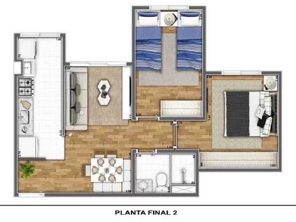 APARTAMENTO RESIDENCIAL em Itapevi - SP, Jardim Portela