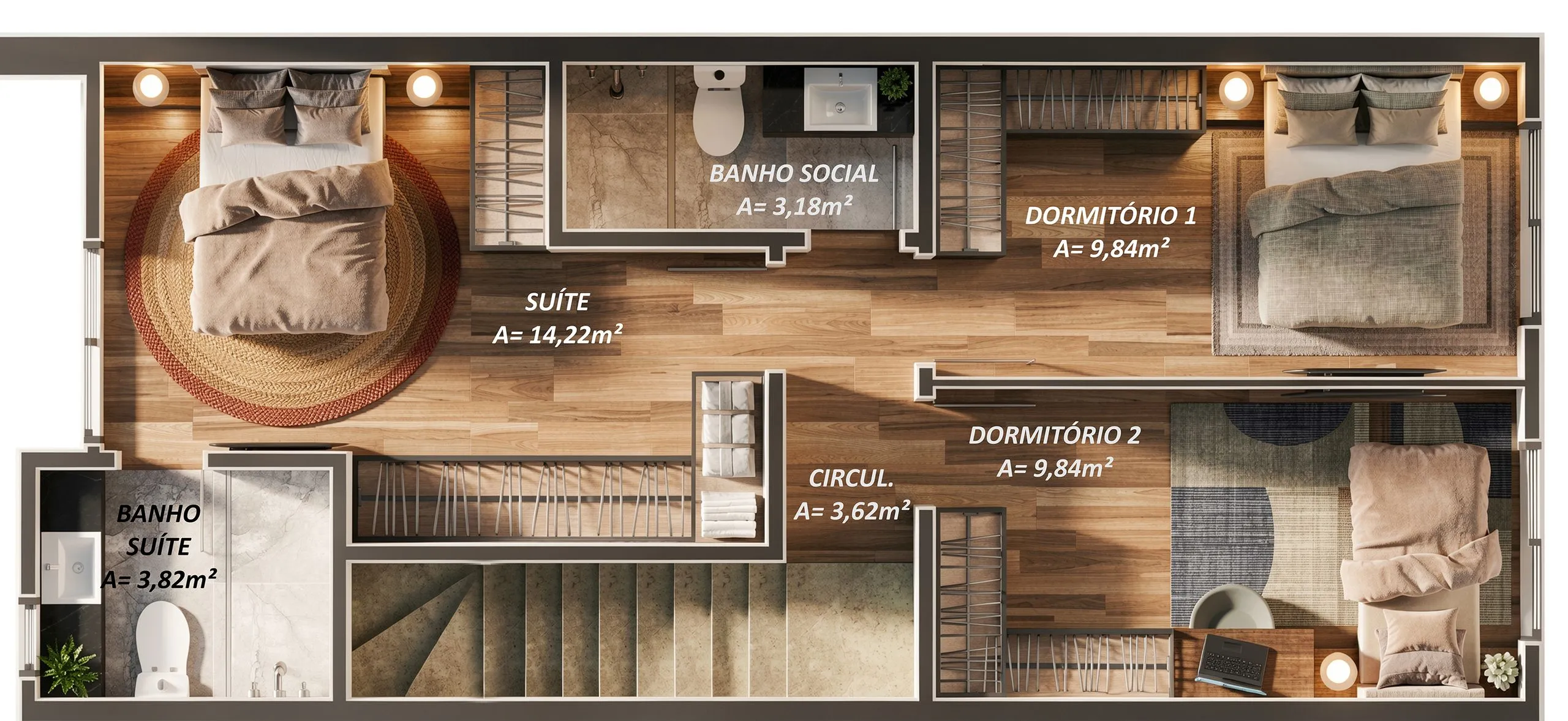 Imagem Duplex à venda em Caxias do Sul, Santa Lucia, com 3 quartos, 112m2