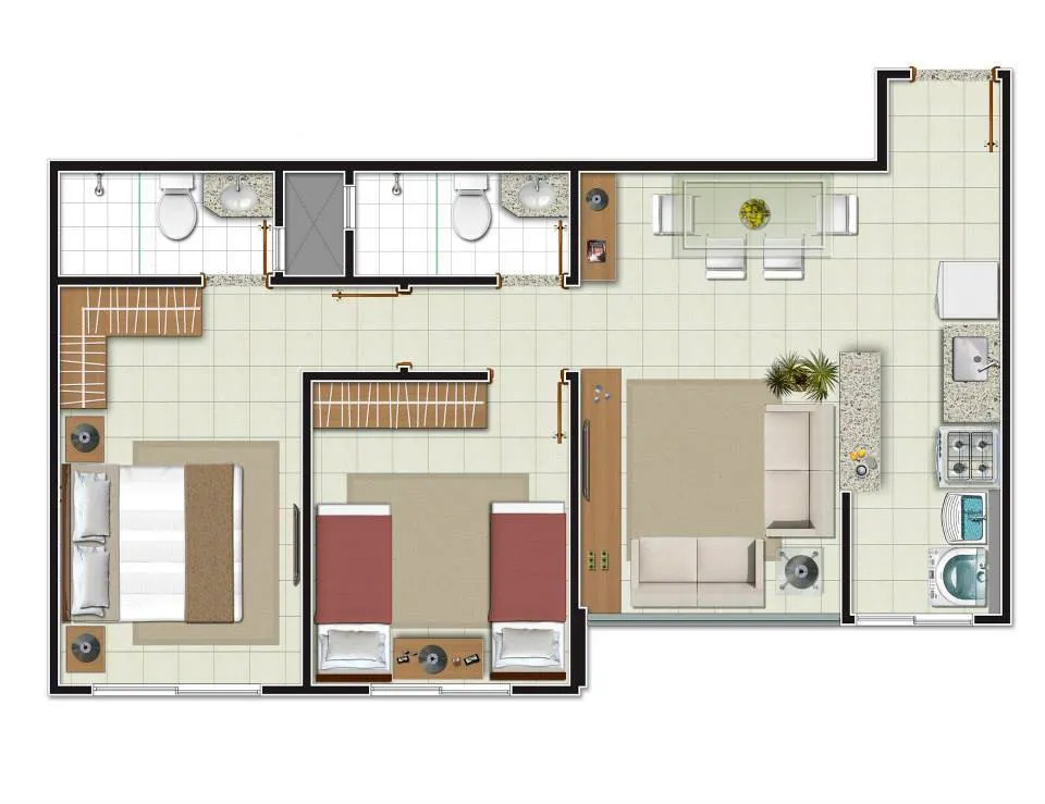 Imagem Apartamento à venda no bairro Vila Rosa - Goiânia/GO