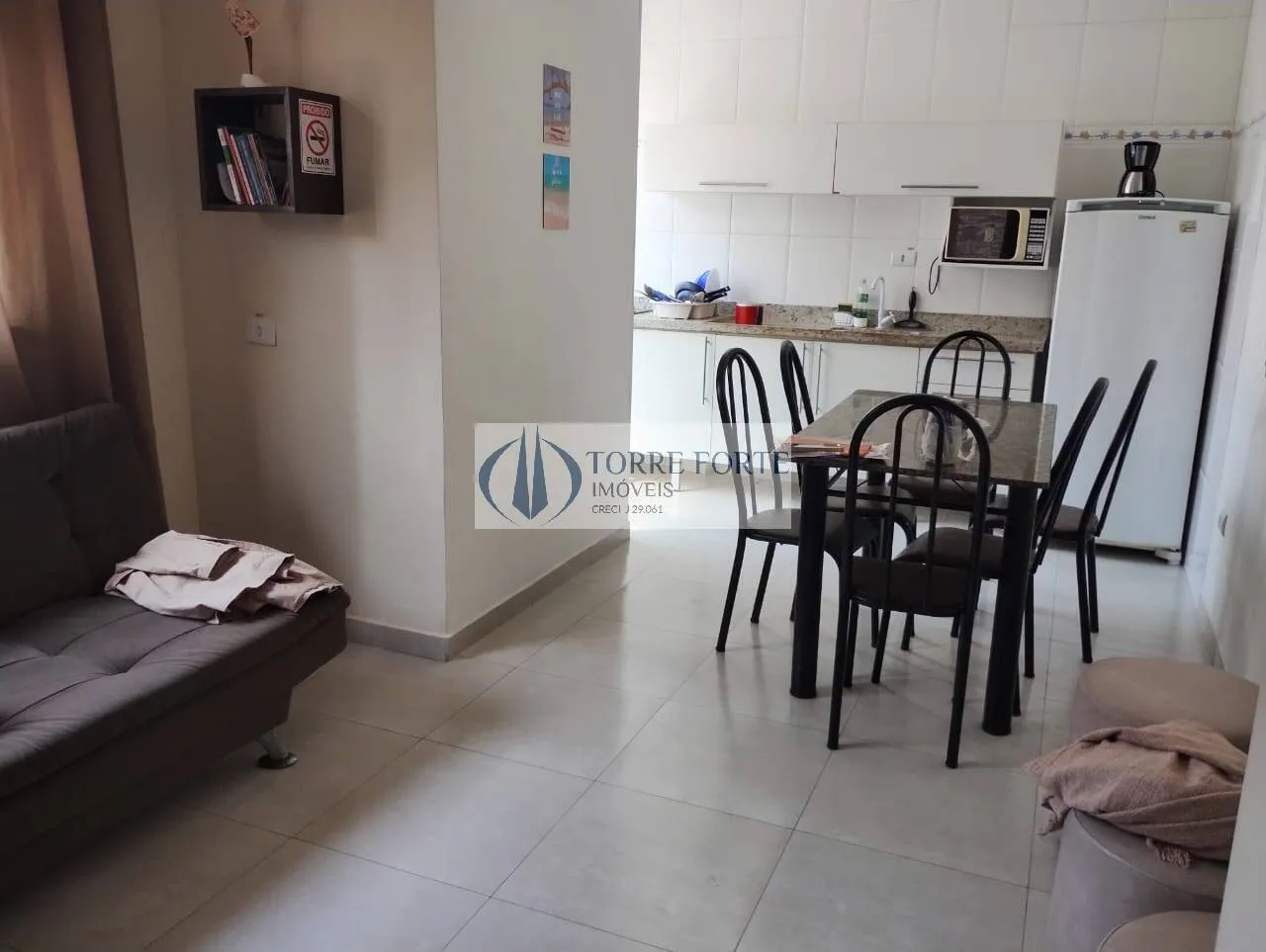Imagem Lindo apartamento no Guarujá, Praia Das Astúrias 40 m²