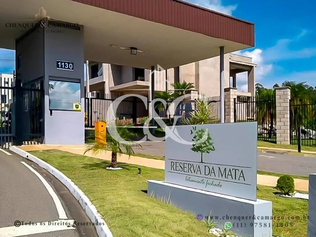 Imagem Terreno à venda no Reserva da Mata Jundiaí, 150m² plano, vista para mata e sem vizinho de fundo