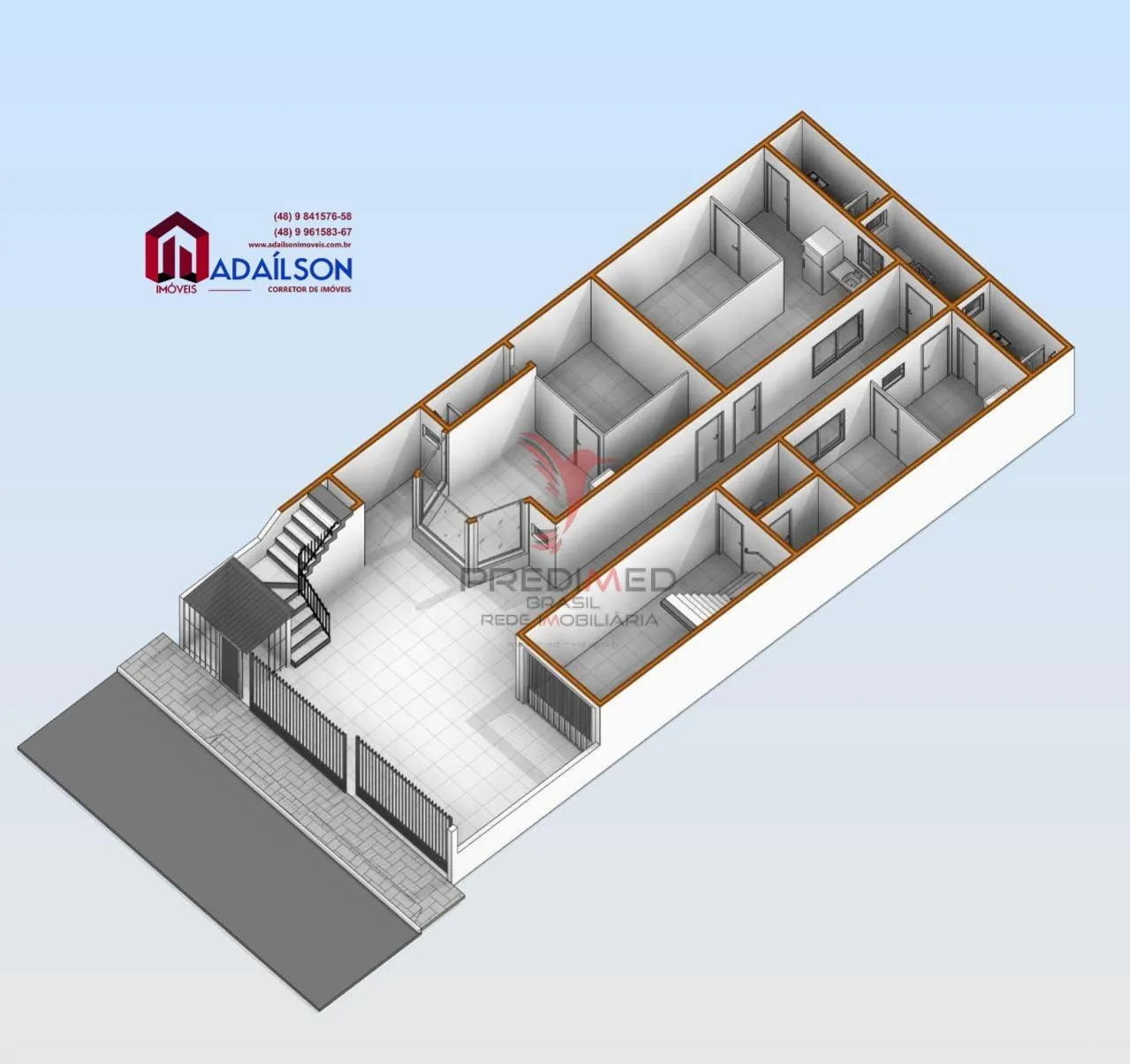 Imagem Edif. RESIDENCIAL VENDA COM 5 APTOS DE 1 DORM UM BANHEIROS TODOS MOBILIADOS E JÁ LOCADOS