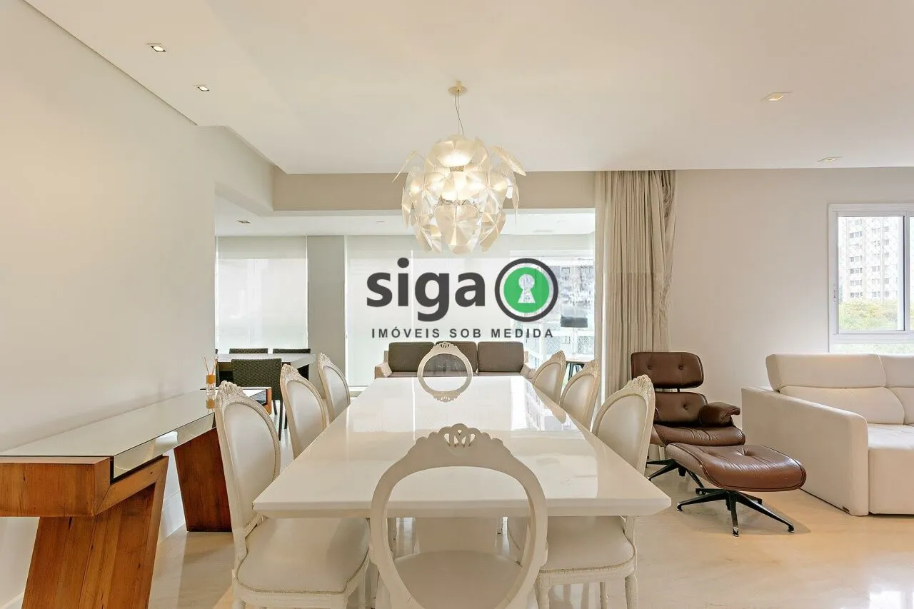 Imagem Apartamento Alto Padrão na Vila Olímpia de 3 Quartos com 3 Vagas - 210m² à Venda.