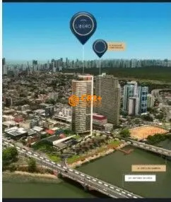 Imagem Vendo Flat de 39m² no edf Líbano - Bairro do Pina - Recife.
