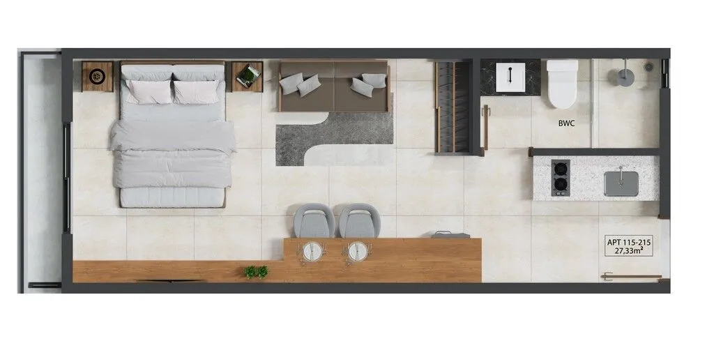 Imagem Flat à venda, 27 m² por R$ 418.997,00 - Bessa - João Pessoa/PB