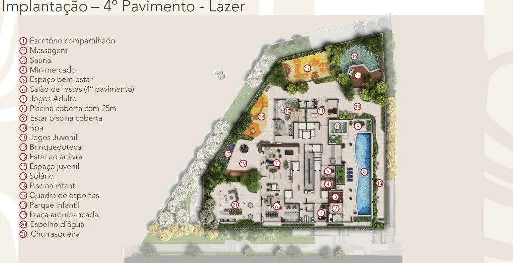 Imagem Brooklin: Apartamento de 3 quartos, 3 suítes e 136m² no Condomínio Casa Nacional Eztec