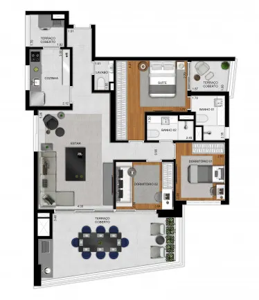 Imagem Apartamento com 3 Quartos à Venda, 120 m² em Campo Belo - São Paulo