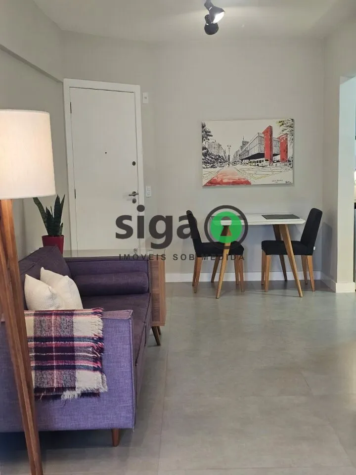 Imagem Locação Apartamento 1 Quarto Mobiliado no Jardim Paulista