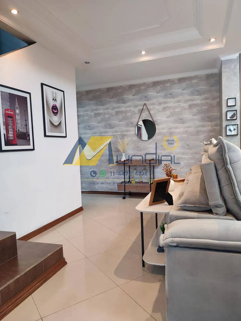 Imagem Sobrado com 3 Quartos e Área Gourmet em Santo André
