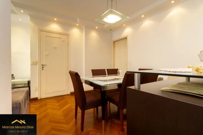 Imagem Apartamento com 75 m², 3 Dorm ( 1 suíte), Varanda, 1 Vaga , Edifício com Portaria 24 hs, Academia, Piscina e Churrasqueira