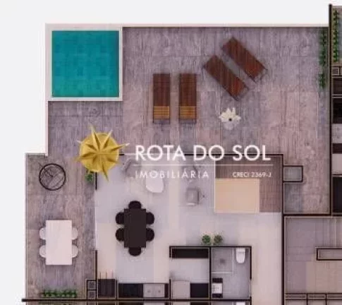 Imagem Ocean View Cobertura duplex 3 suítes na planta Praia Bombinhas SC