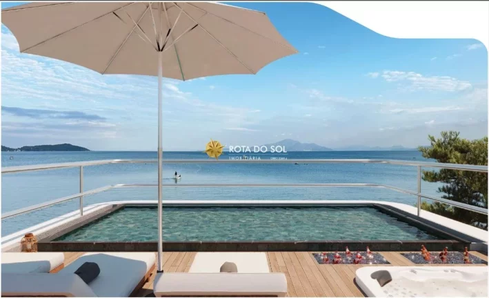 Imagem Monte Carlo Yatchs Cobertura 4 suítes vista mar com piscina Praia Zimbros Bombinhas SC