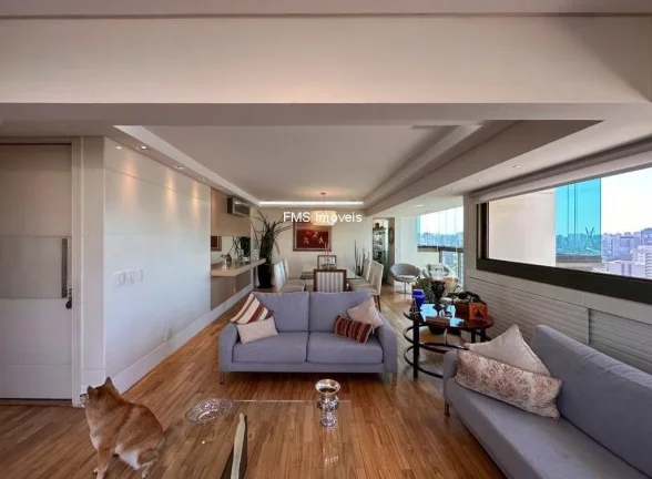 Imagem Imperdível: Apartamento à venda no Brooklin Paulista, São Paulo-SP, 3 quartos, 3 suítes, 3 salas, 4 banheiros, 4 vagas, 240m².