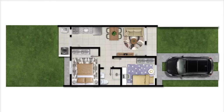 Imagem Reserva Primavera - Fase 1 - Casa à venda no bairro Restinga - Porto Alegre/RS
