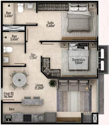 Imagem Apartamento a venda no Centro, Navegantes, SC