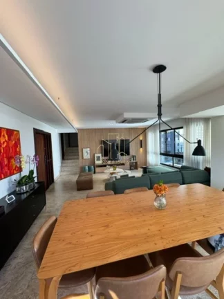 Imagem Excelente apartamento mobiliado decorado com três suítes a venda no caminho da Arvores