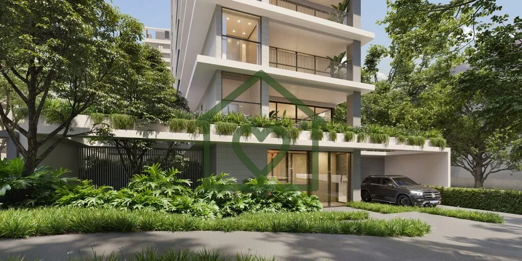 Imagem Design atemporal, paisagismo fluído, arquitetura pura e elegante. Harmonia perfeita entre detalhes ...