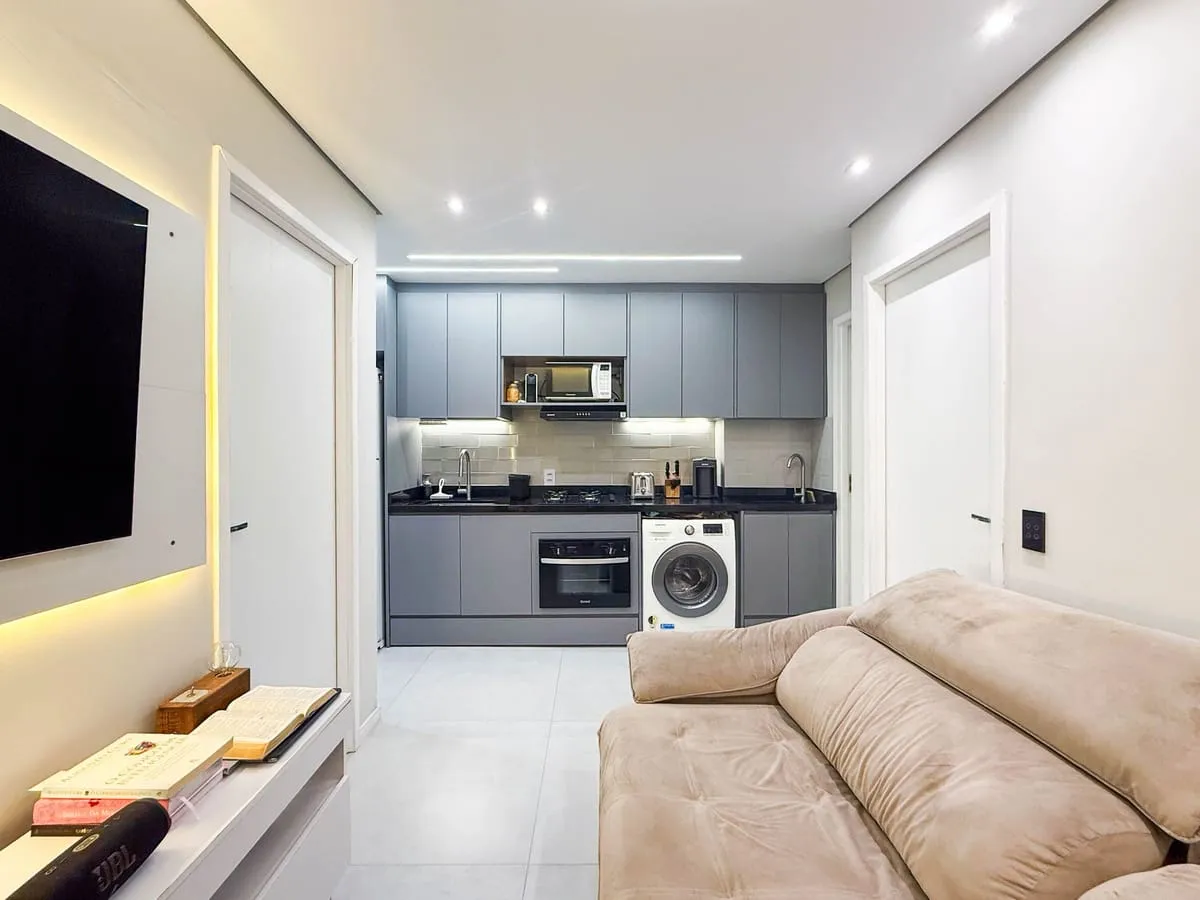 Imagem Apartamento com 1 Quarto para alugar, 42m² - Jabaquara
