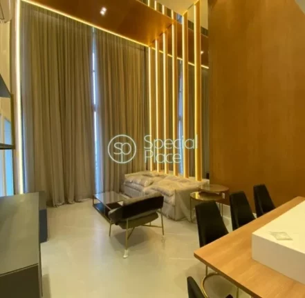 Imagem Moderno Loft para locação Jardins *100m² privativos *Duplex 100% mobiliado *Living com ambientes ...