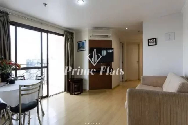 Imagem Flat disponível para venda no Quality Suítes Long Stay Vila Olímpia, com 48m², 2 dormitórios e 1 vaga de garagem